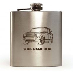 Land Rover Discovery Design - Personalised 6oz Hip Flask