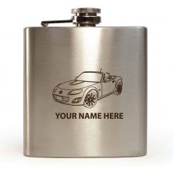Personalised 6oz Hip Mazda MX5 MK3