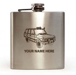 Range Rover Design - Personalised 6oz Hip Flask