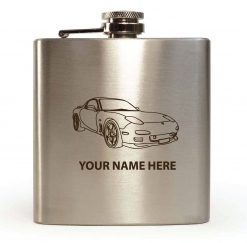 Personalised 6oz Hip Mazda RX7