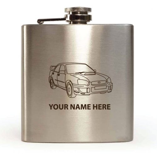 Personalised 6oz Hip Flask Suzuki Jimny