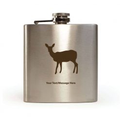 Personalised Hip Flask Doe