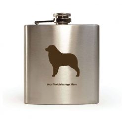 Personalised Hip Flask Dog