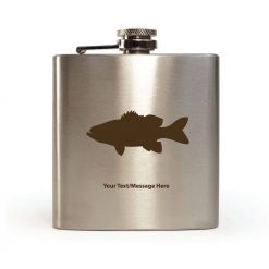 Personalised Hip Flask Fish