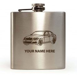 Personalised Hip Flask BMW 3 Series