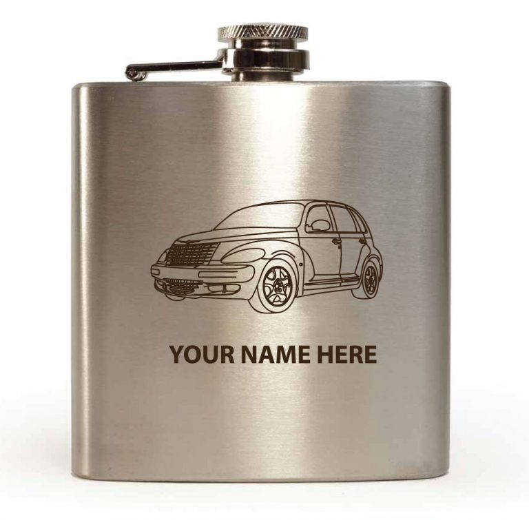 Personalised Hip Flask PT Cruiser