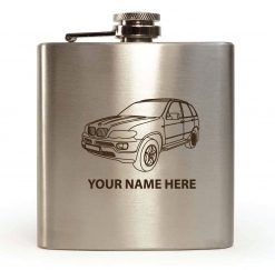 Personalised Hip Flask BMW X5